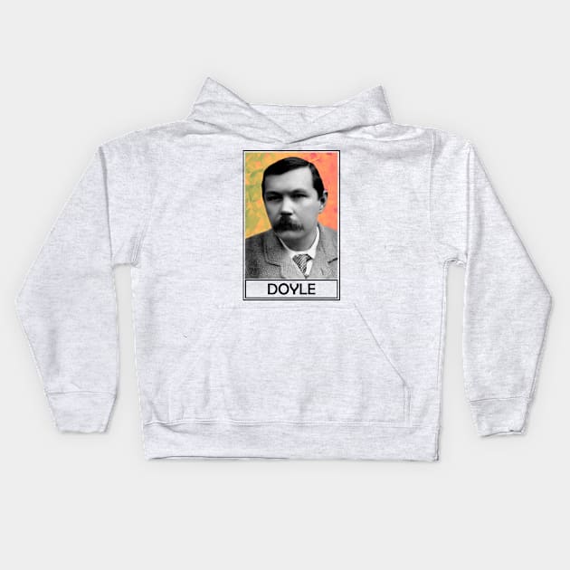 Arthur Conan Doyle Kids Hoodie by TheLiterarian